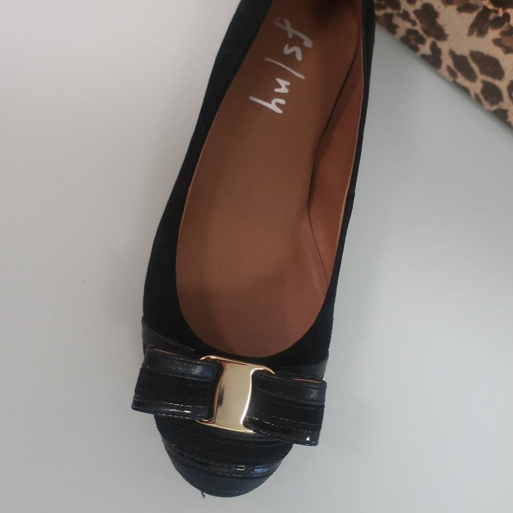 FSNY french sole yacht suede flat size 7